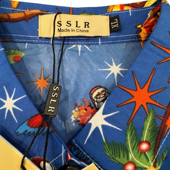 Kids Blue Pajamas with Fun Print - Picture 4 of 8